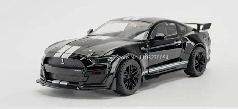 Ford Mustang Shelby GT500 1:18 Model Samochodu Metalowy Otwierane Drzwi
