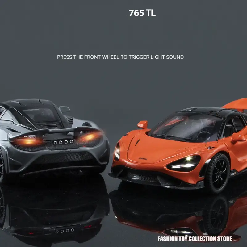 McLaren 765LT 1:32 Model Samochodu Dźwięk i Światło Fast & Furious
