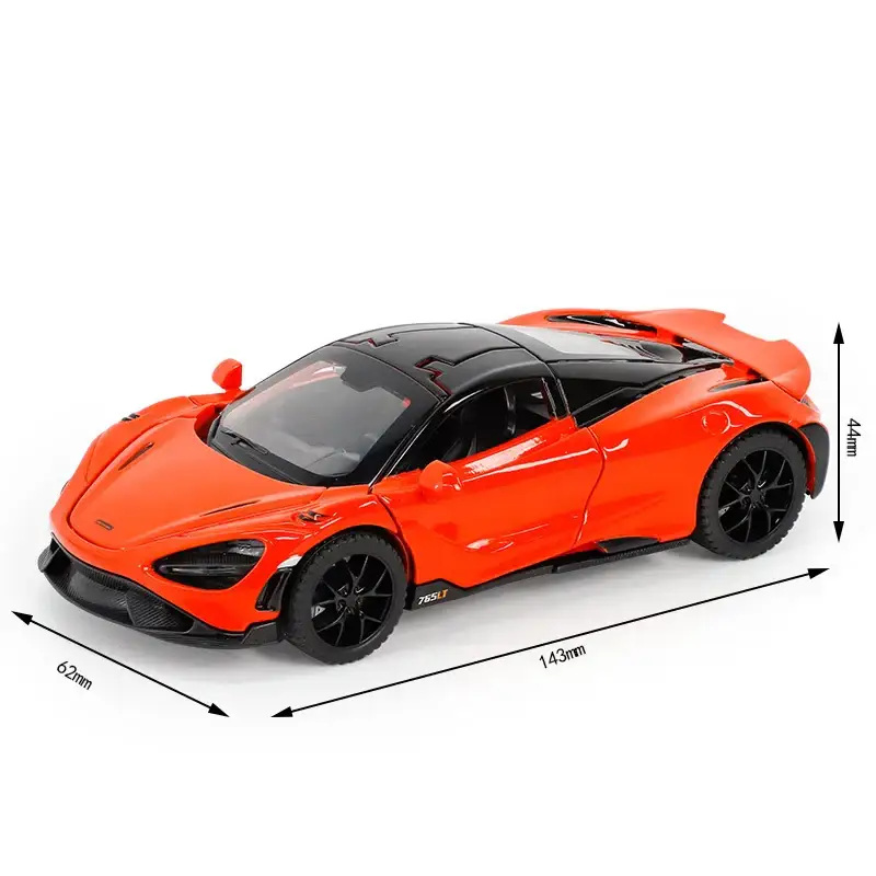 McLaren 765LT 1:32 Model Samochodu Dźwięk i Światło Fast & Furious