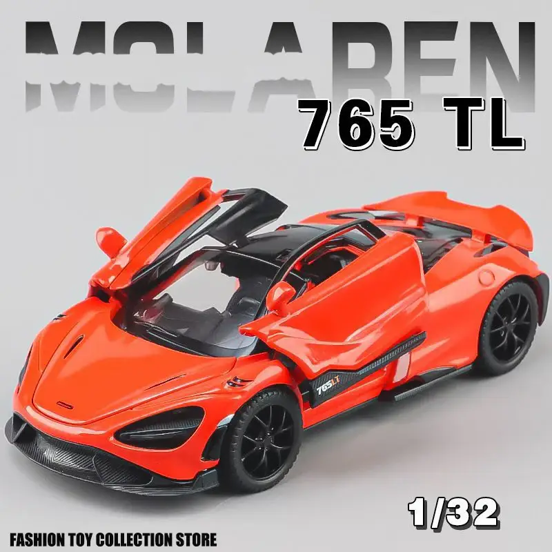 McLaren 765LT 1:32 Model Samochodu Dźwięk i Światło Fast & Furious