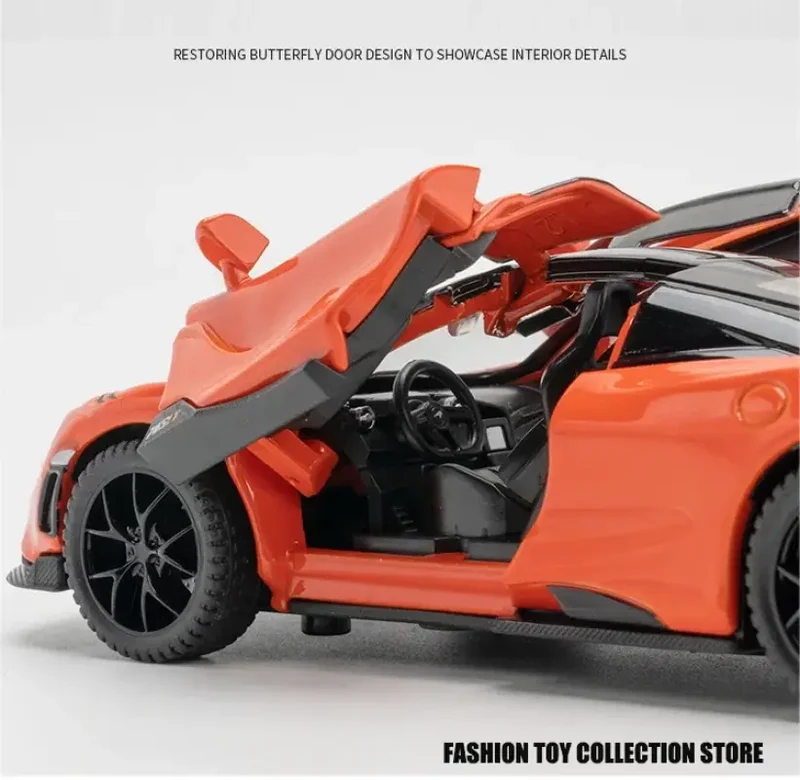McLaren 765LT 1:32 Model Samochodu Dźwięk i Światło Fast & Furious