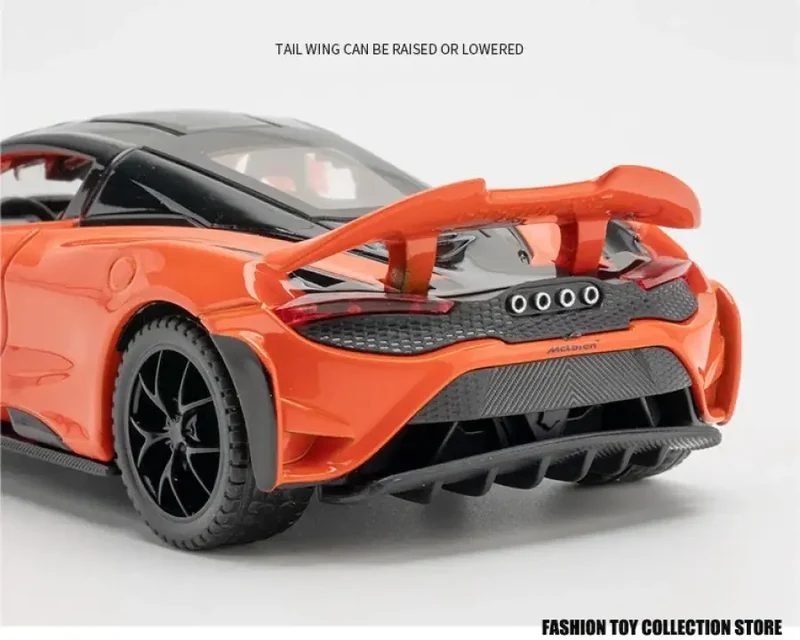 McLaren 765LT 1:32 Model Samochodu Dźwięk i Światło Fast & Furious