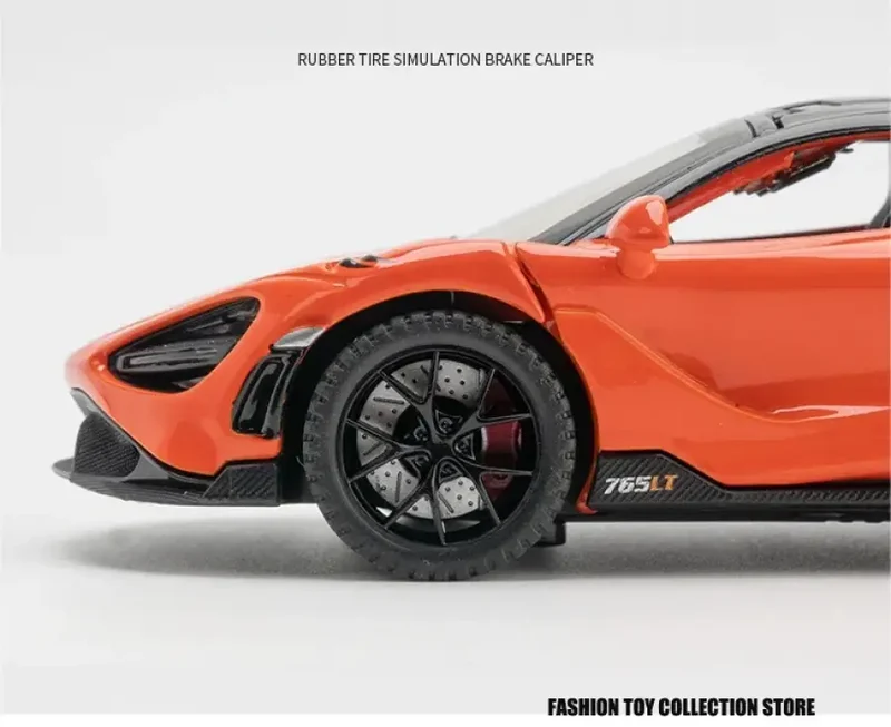 McLaren 765LT 1:32 Model Samochodu Dźwięk i Światło Fast & Furious