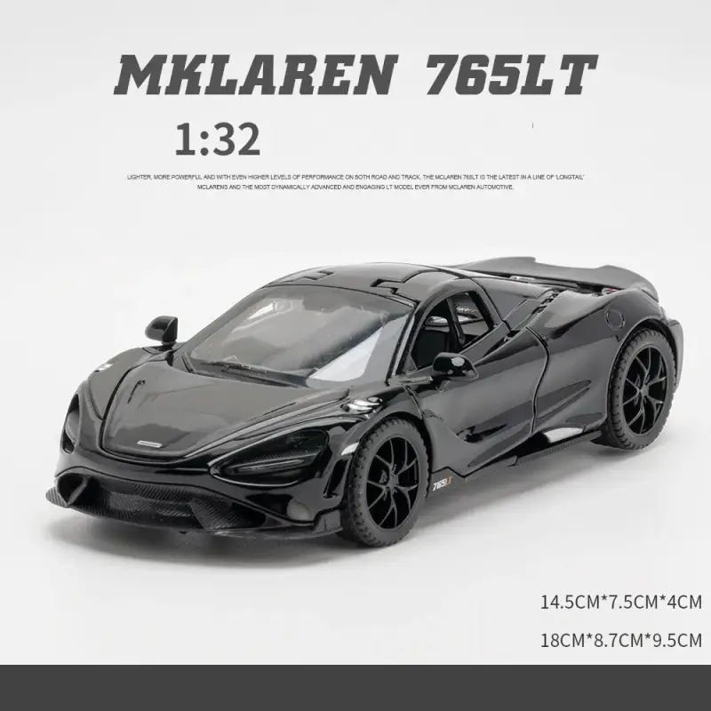 McLaren 765LT 1:32 Model Samochodu Dźwięk i Światło Fast & Furious
