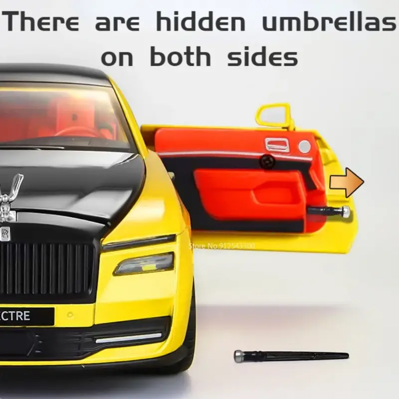 Rolls-Royce Spectre 1:24 Model Samochodu Metalowy Dźwięk i Światło