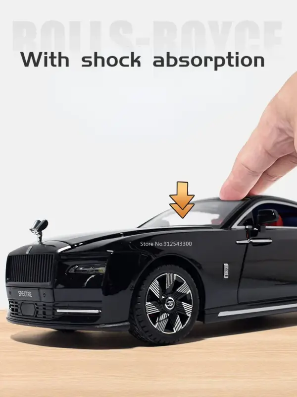 Rolls-Royce Spectre 1:24 Model Samochodu Metalowy Dźwięk i Światło