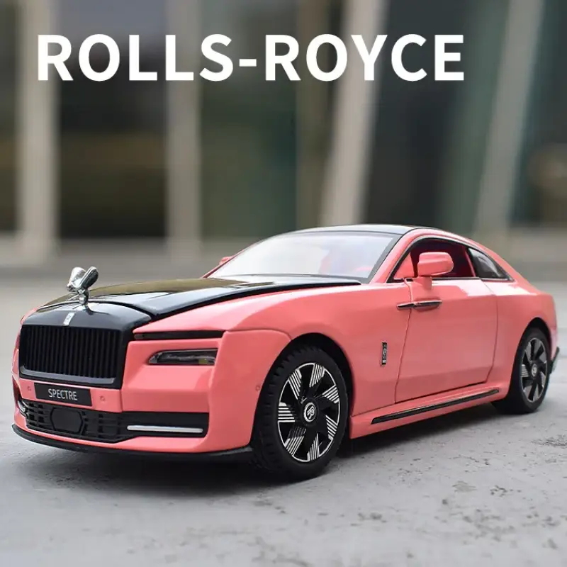 Rolls-Royce Spectre 1:24 Model Samochodu Metalowy Dźwięk i Światło
