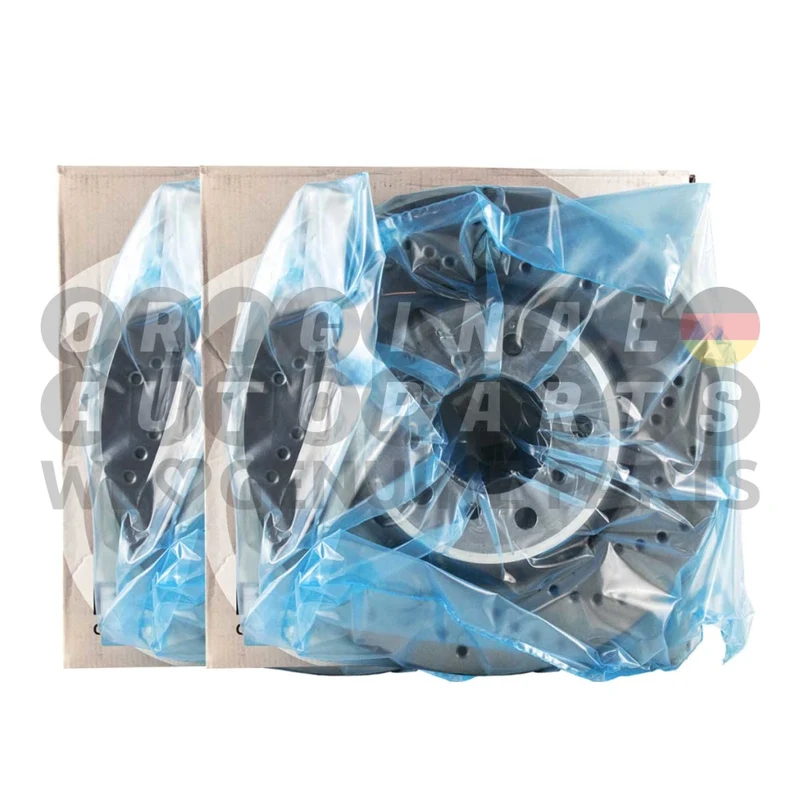 Genuine BMW Brake Disc Rotors Set front left+right 325x28mm M3 E46 34112282801 34112282802