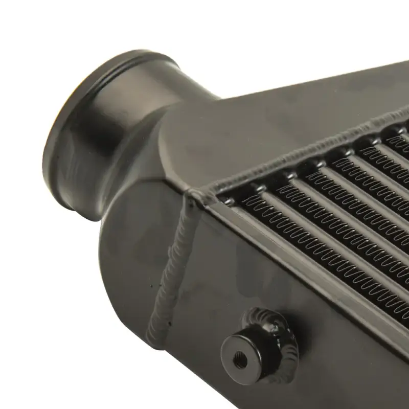 Przedni Intercooler Rura i Żebro 600x300x76 3cale Czarny Uniwersalny