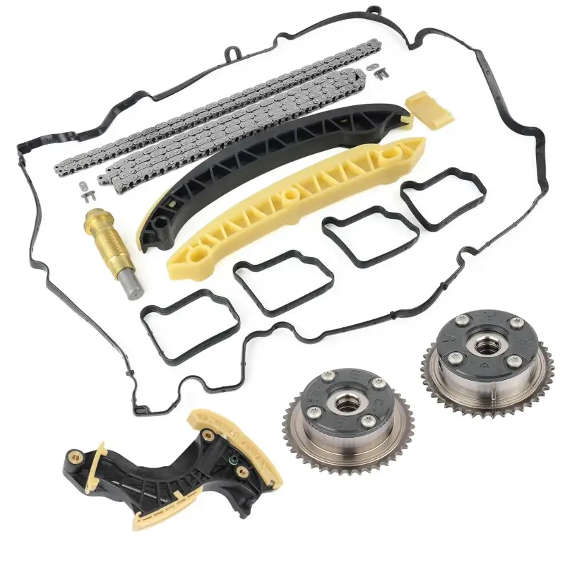 Zestaw Regulacji Wałka Rozrządu i Łańcucha z Napinaczem dla Mercedes-Benz W203 W204 W211 C 180 200 E 200 1.8 M271