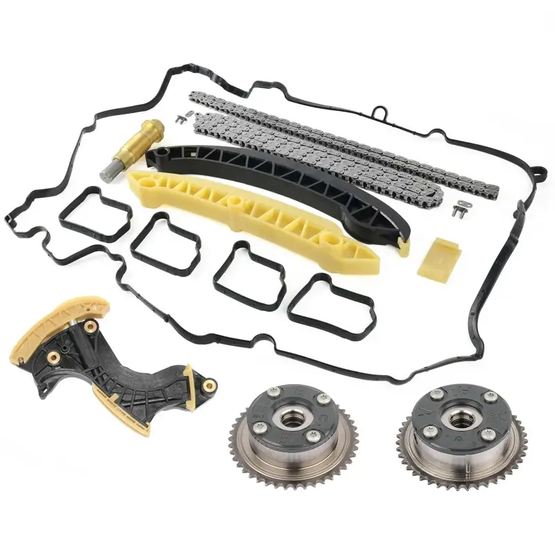 Zestaw Regulacji Wałka Rozrządu i Łańcucha z Napinaczem dla Mercedes-Benz W203 W204 W211 C 180 200 E 200 1.8 M271