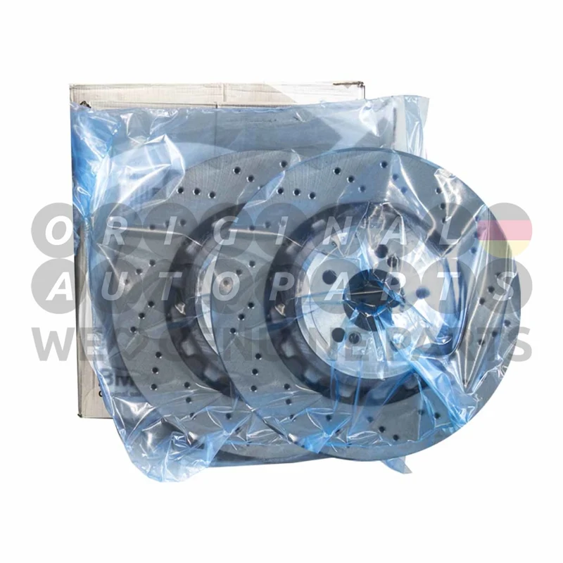 Genuine BMW Brake Discs Rotors rear left+right X5 M F85 X6 M F86 385x24mm 34212284903 34212284904