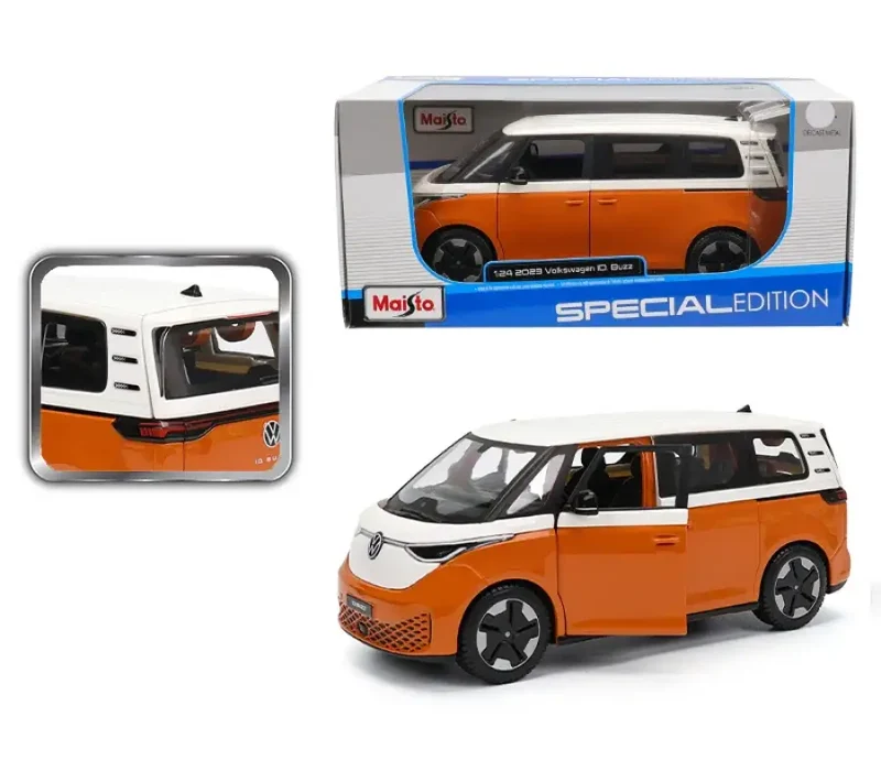 Volkswagen ID.Buzz 2023 1:24 Model Samochodu Metalowy