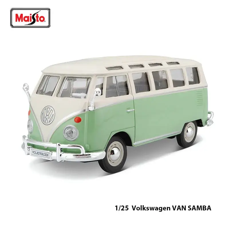 Volkswagen ID.Buzz 2023 1:24 Model Samochodu Metalowy