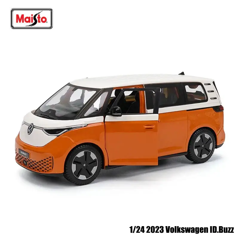 Volkswagen ID.Buzz 2023 1:24 Model Samochodu Metalowy