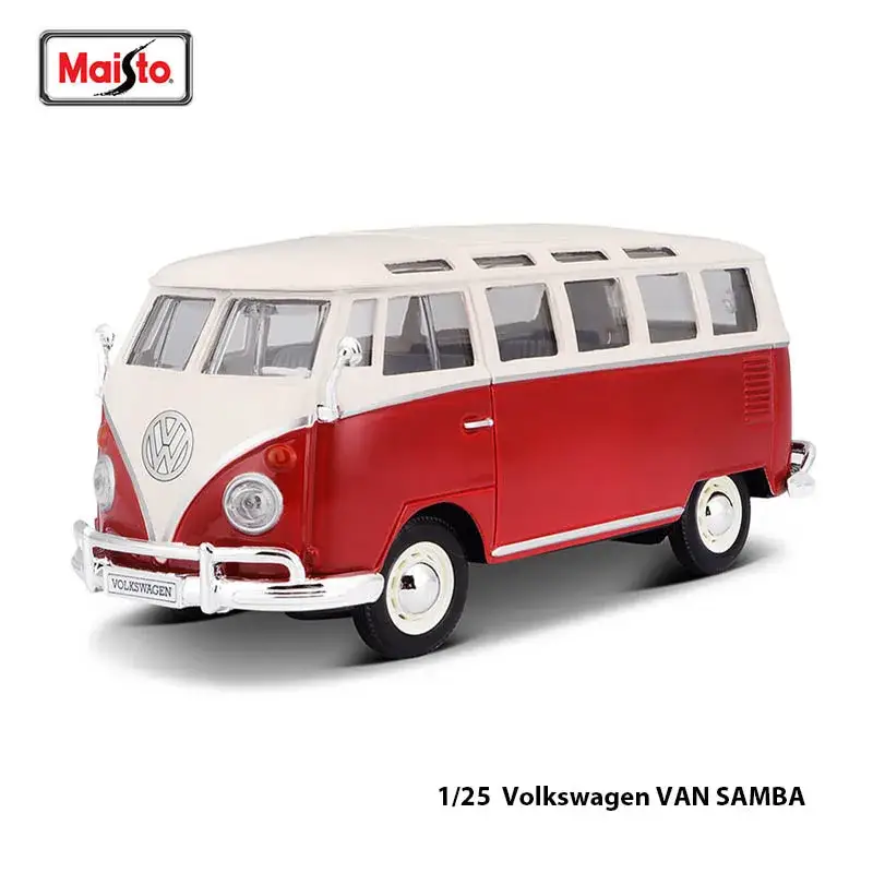 Volkswagen ID.Buzz 2023 1:24 Model Samochodu Metalowy