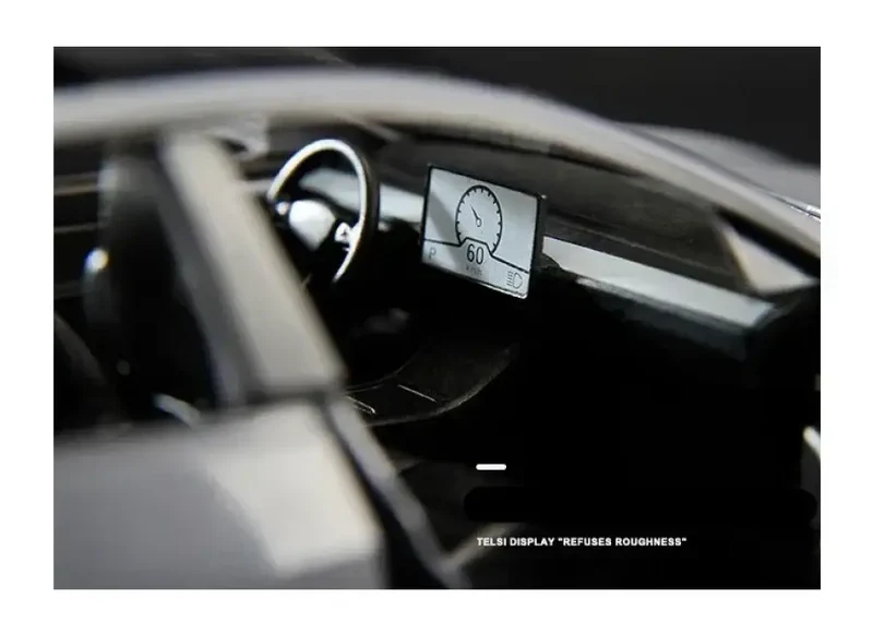 Tesla Model 3 Model Y 1:24 Model Samochodu Metalowy Dźwięk i Światło