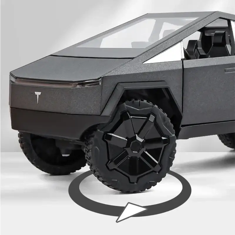 Tesla Cybertruck 1:24 Model Samochodu Metalowy
