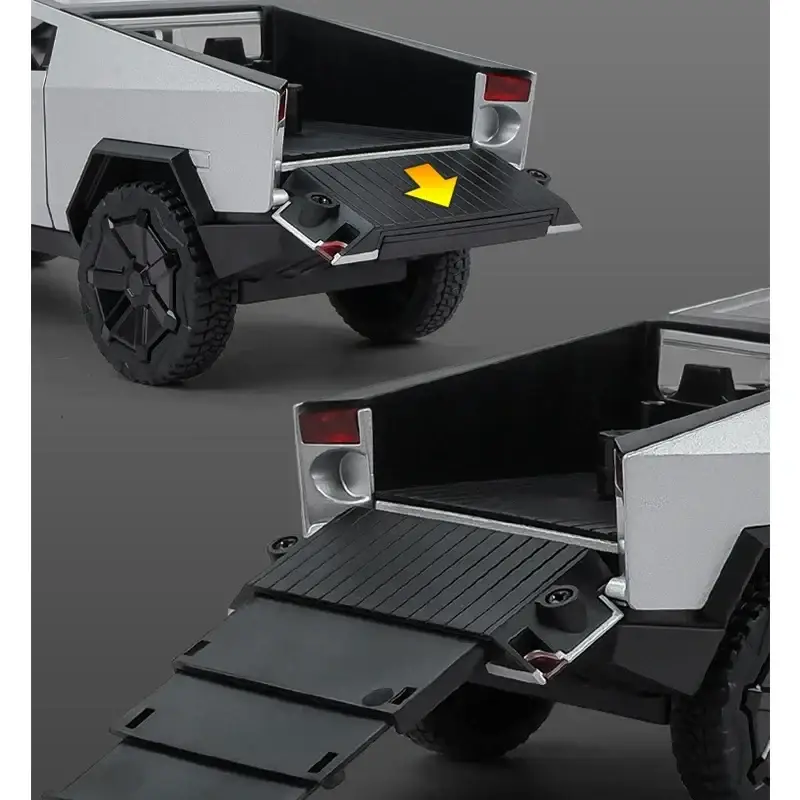 Tesla Cybertruck 1:24 Model Samochodu Metalowy