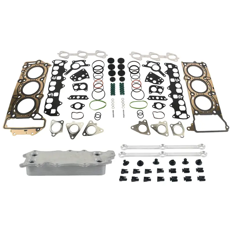 Uszczelka Chłodnicy Oleju Zestaw Łącznika dla Mercedes-Benz OM642 V6 CDI W164 W211 C218 A207 S204 C219 X204 W204 W212 W203