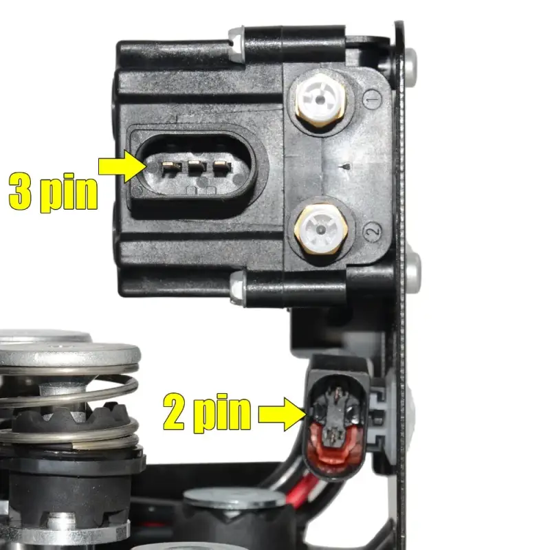 Pompa Powietrza 37206789450 z Uchwytami i Zaworem do BMW 5 7 F01 F02 F04 F07 GT F11