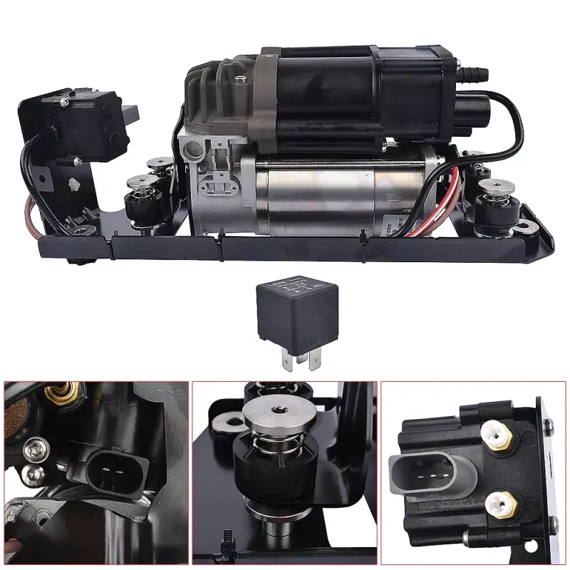 Pompa Powietrza 37206789450 z Uchwytami i Zaworem do BMW 5 7 F01 F02 F04 F07 GT F11