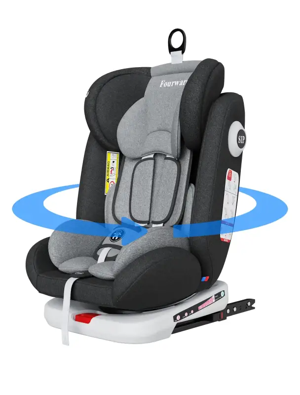 Fotelik Samochodowy Dziecięcy 360° ISOFIX 9-36KG Grupa 0-3