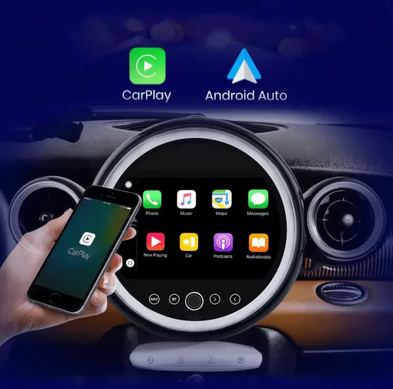Radio Android do BMW Mini Cooper R56 R60 (2007-2013) CarPlay Android Auto 4G WiFi GPS DSP