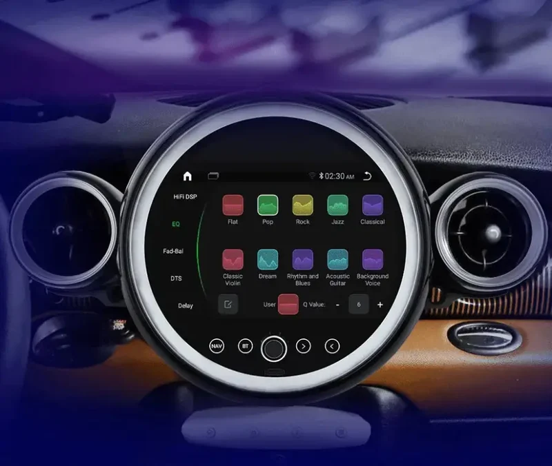 Radio Android do BMW Mini Cooper R56 R60 (2007-2013) CarPlay Android Auto 4G WiFi GPS DSP