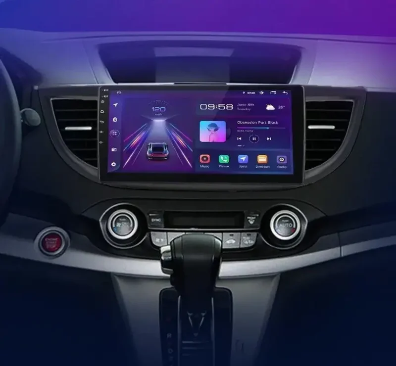 Radio Android do Honda CR-V IV (2012-2016) CarPlay Android Auto 4G WiFi GPS DSP