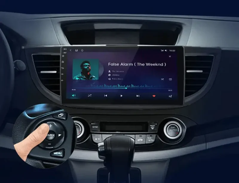 Radio Android do Honda CR-V IV (2012-2016) CarPlay Android Auto 4G WiFi GPS DSP