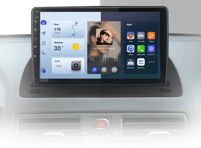 Radio Android do Volvo XC90 (2004-2014) CarPlay Android Auto 4G WiFi GPS DSP