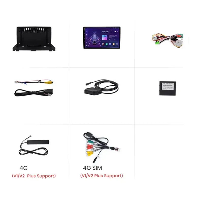 Radio Android do Volvo XC90 (2004-2014) CarPlay Android Auto 4G WiFi GPS DSP