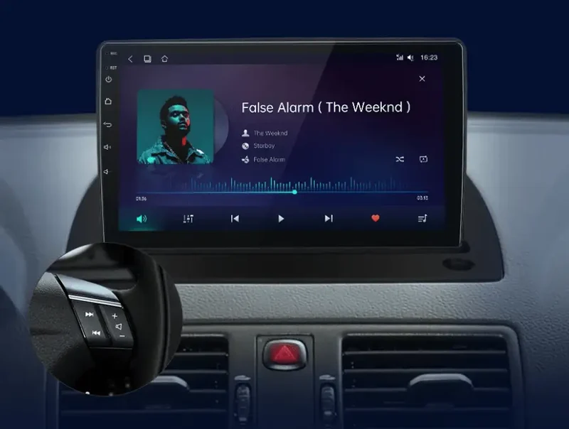 Radio Android do Volvo XC90 (2004-2014) CarPlay Android Auto 4G WiFi GPS DSP
