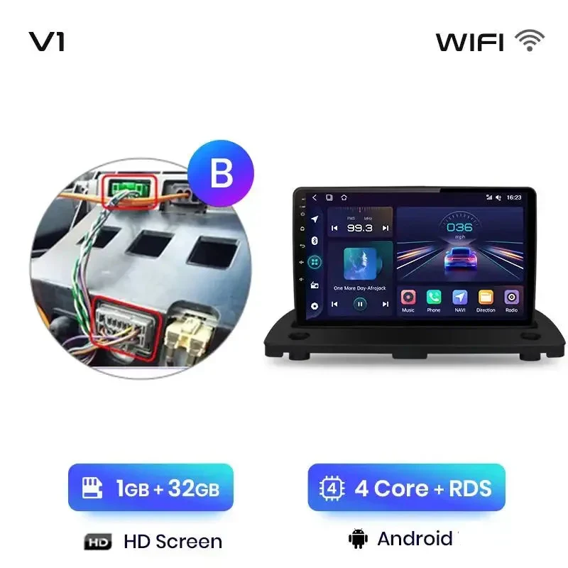 Radio Android do Volvo XC90 (2004-2014) CarPlay Android Auto 4G WiFi GPS DSP