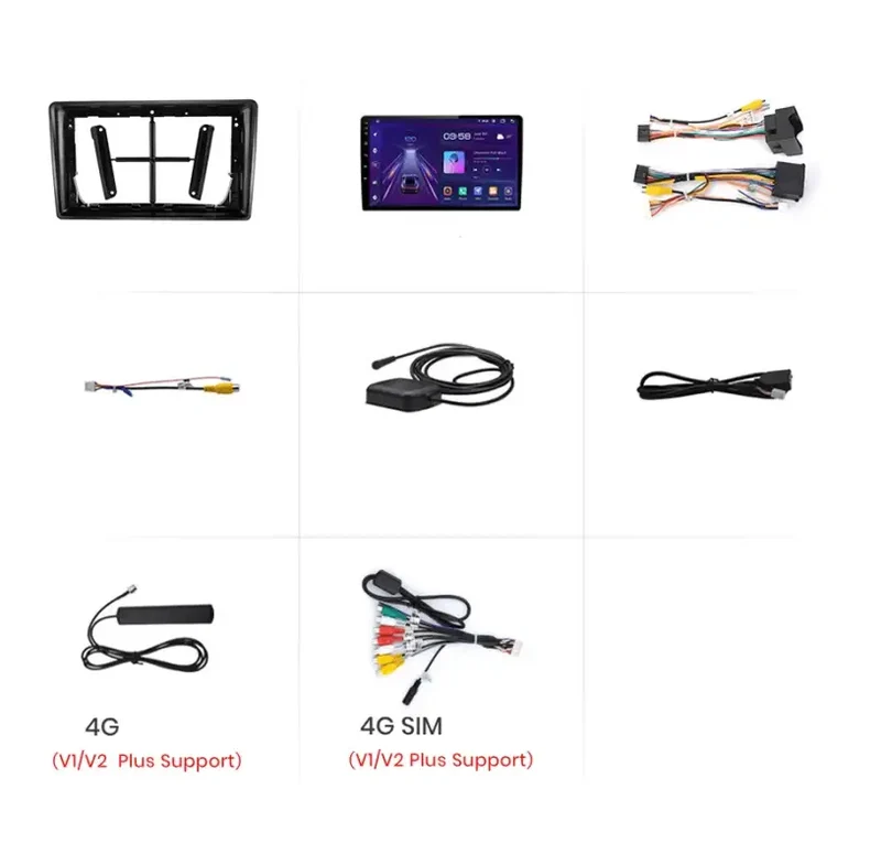 Radio Android do Renault Duster Dacia Duster Dacia Arkana (2019-2021) CarPlay Android Auto 4G WiFi GPS DSP