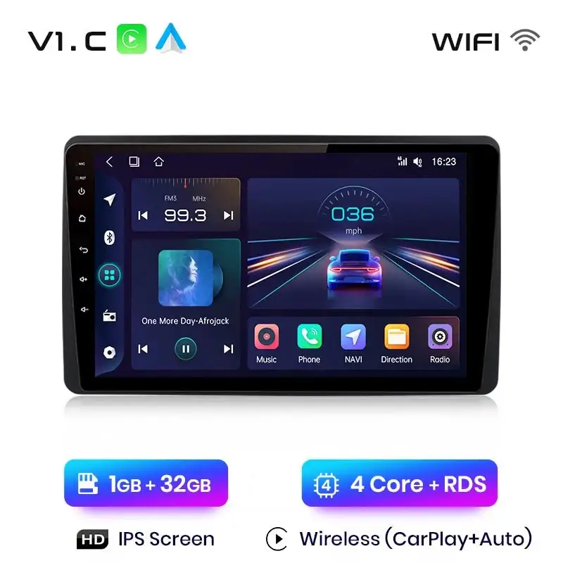 Radio Android do Renault Duster Dacia Duster Dacia Arkana (2019-2021) CarPlay Android Auto 4G WiFi GPS DSP