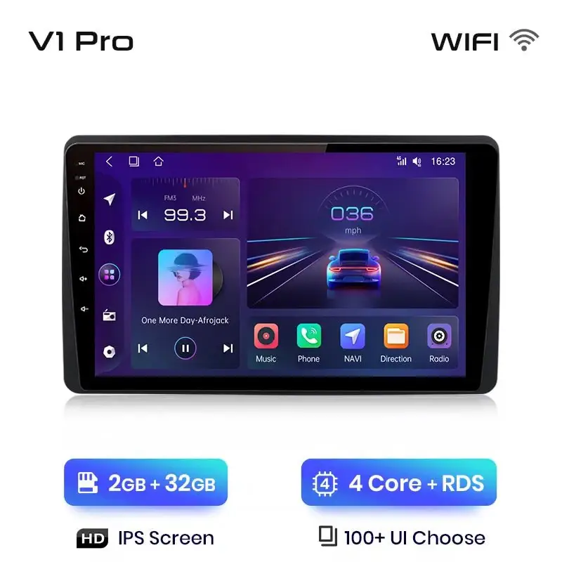 Radio Android do Renault Duster Dacia Duster Dacia Arkana (2019-2021) CarPlay Android Auto 4G WiFi GPS DSP
