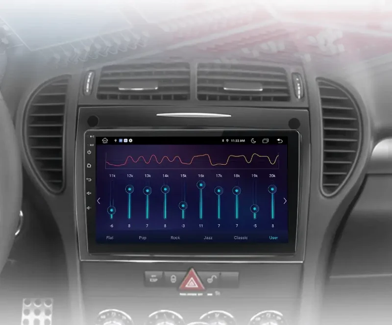 Radio Android do Mercedes-Benz SLK R171 (2004-2011) CarPlay Android Auto 4G WiFi GPS DSP