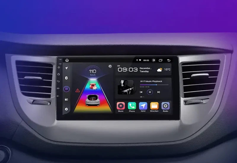 Radio Android do Hyundai ix35 Tucson (2015-2018) CarPlay Android Auto 4G WiFi GPS DSP