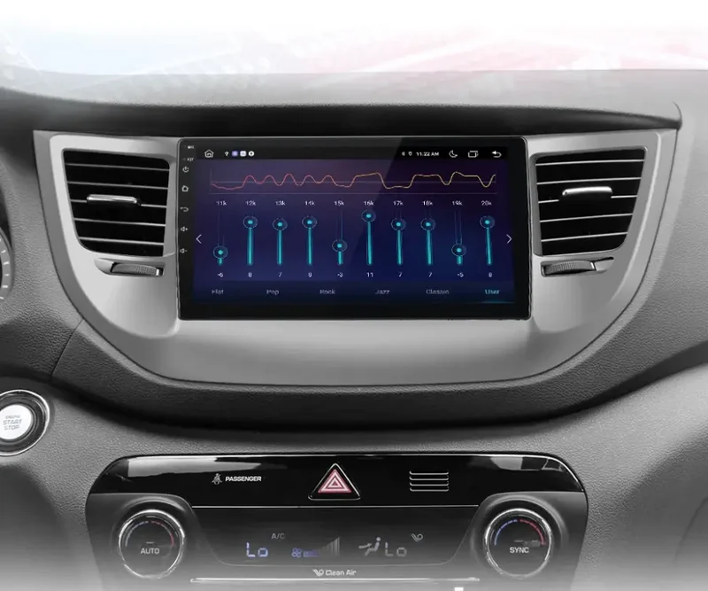 Radio Android do Hyundai ix35 Tucson (2015-2018) CarPlay Android Auto 4G WiFi GPS DSP