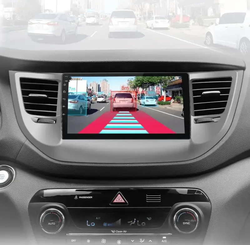 Radio Android do Hyundai ix35 Tucson (2015-2018) CarPlay Android Auto 4G WiFi GPS DSP