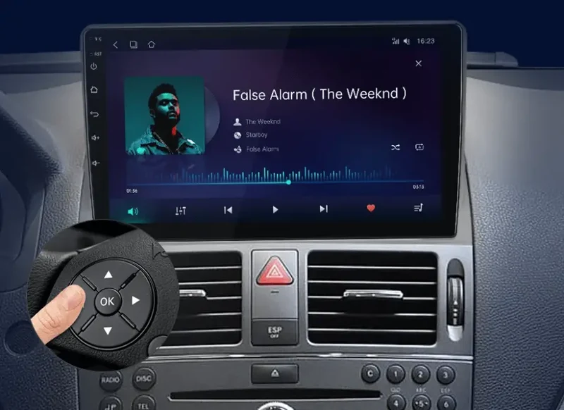 Radio Android do Mercedes-Benz C-Class W204 S204 (2006-2011) CarPlay Android Auto 4G WiFi GPS DSP