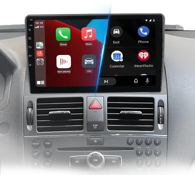 Radio Android do Mercedes-Benz C-Class W204 S204 (2006-2011) CarPlay Android Auto 4G WiFi GPS DSP