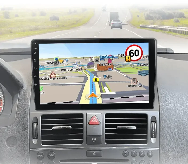 Radio Android do Mercedes-Benz C-Class W204 S204 (2006-2011) CarPlay Android Auto 4G WiFi GPS DSP