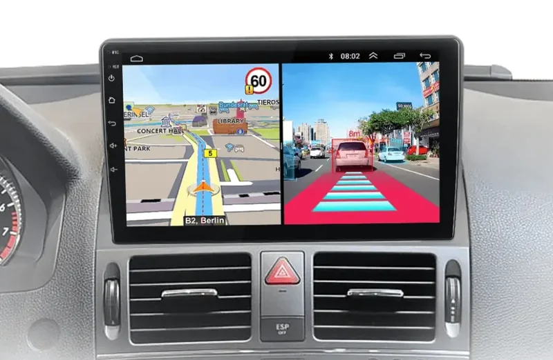Radio Android do Mercedes-Benz C-Class W204 S204 (2006-2011) CarPlay Android Auto 4G WiFi GPS DSP