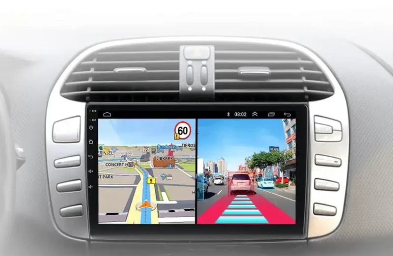 Radio Android do Fiat Bravo (2007-2012) CarPlay Android Auto 4G WiFi GPS DSP