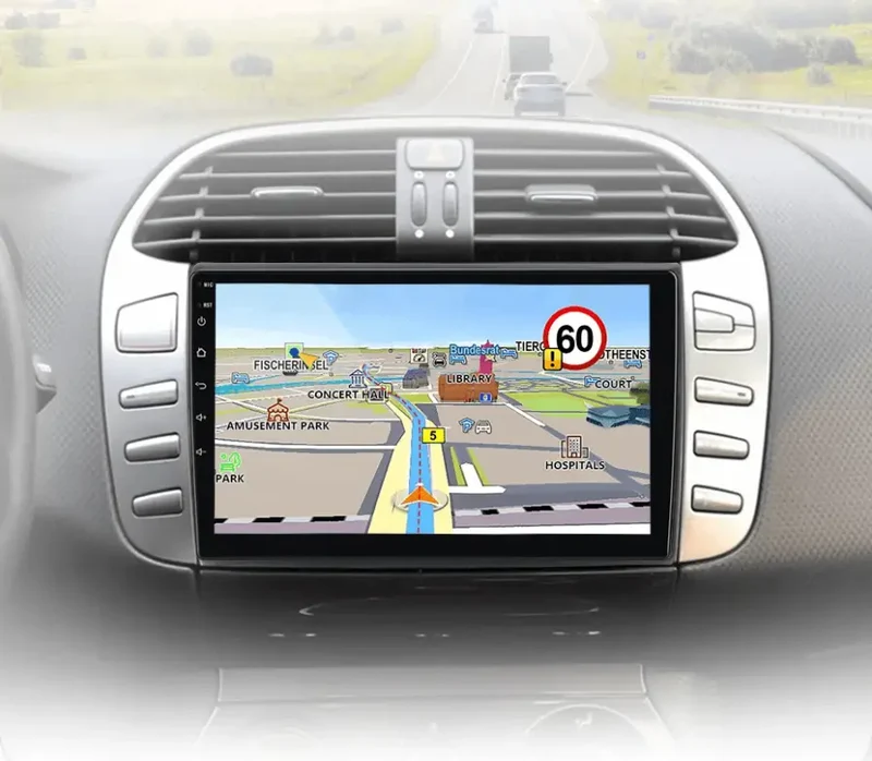 Radio Android do Fiat Bravo (2007-2012) CarPlay Android Auto 4G WiFi GPS DSP