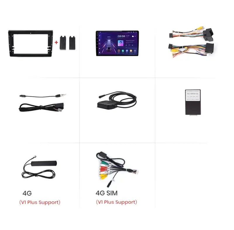 Radio Android do Fiat Bravo (2007-2012) CarPlay Android Auto 4G WiFi GPS DSP