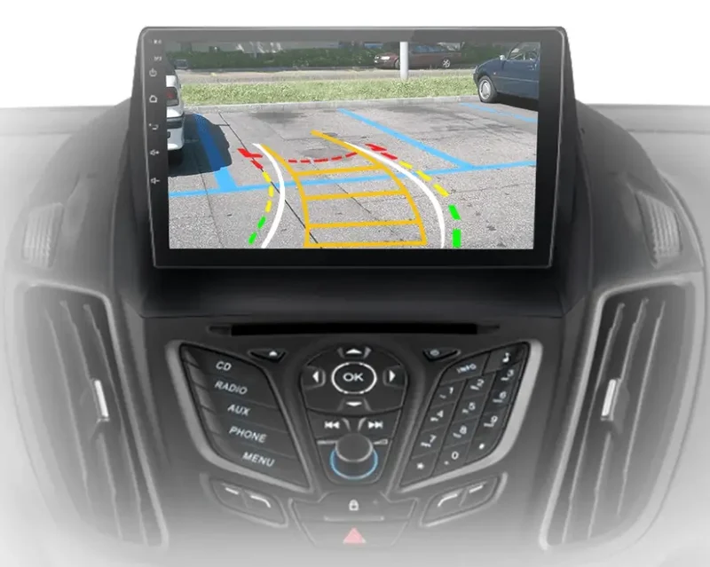 Radio Android do Ford Escape Kuga II C-MAX (2013-2016) CarPlay Android Auto 4G WiFi GPS DSP